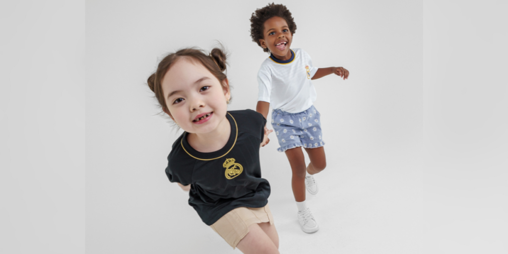 Real Madrid e Braziline lançam coleção de vestuário para o público infantil