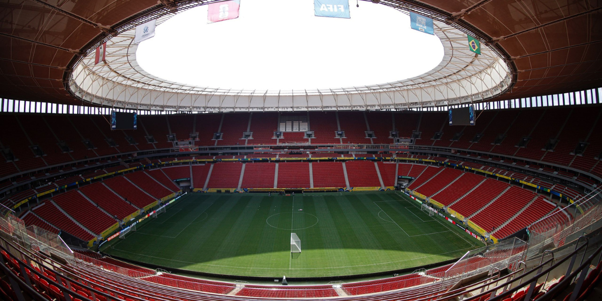 Estádio Mané Garrincha, em Brasília, que tem capacidade para 72.788 torcedores - Rafael Ribeiro/CBF