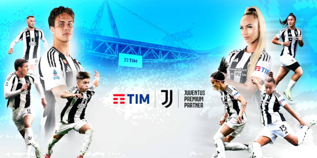 TIM fecha patrocínio à Juventus, com foco maior no feminino e na base