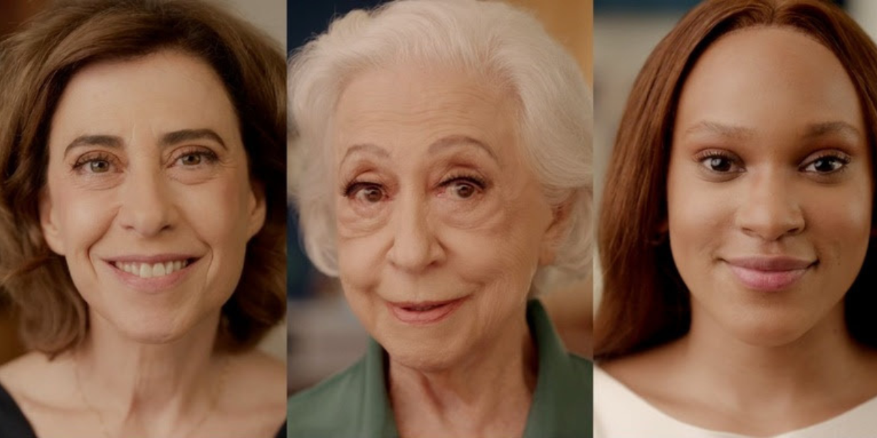 Fernanda Torres, Fernanda Montenegro e Rebeca Andrade estrelam campanha do Itaú - Divulgação