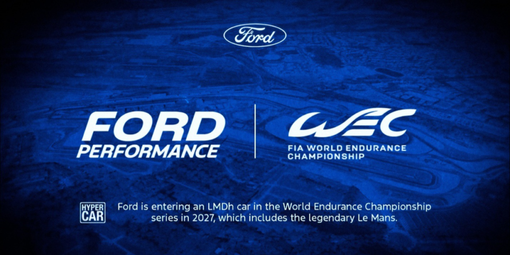 Ford anuncia participação entre os hipercarros no WEC a partir de 2027