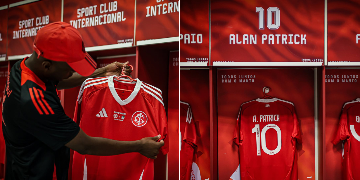 Internacional lançou nova camisa em amistoso contra o México - Ricardo Duarte/Divulgação