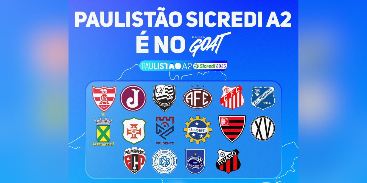 Goat transmite a Série A2 do Paulistão - Divulgação