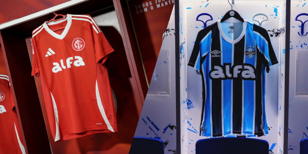 Grêmio e Internacional oficializam maior contrato de patrocínio máster dos clubes; veja valores