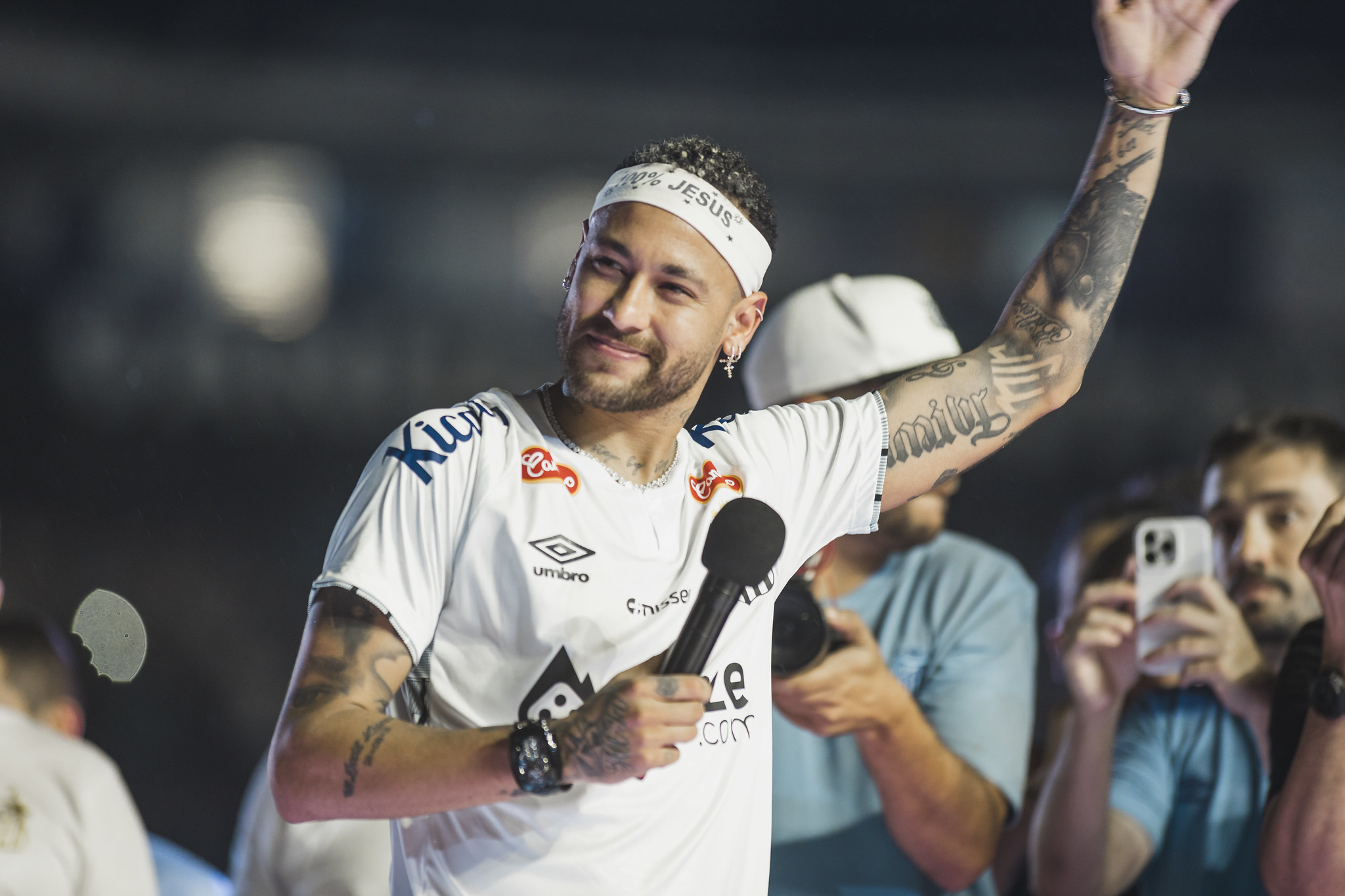 Apresentação de Neymar na Vila Belmiro - Bruno Vaz / Santos FC