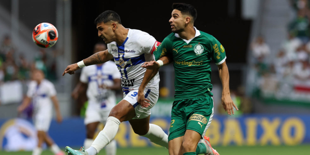 Palmeiras gera 8,8 pontos de audiência para Record com empate contra Água Santa no Paulistão