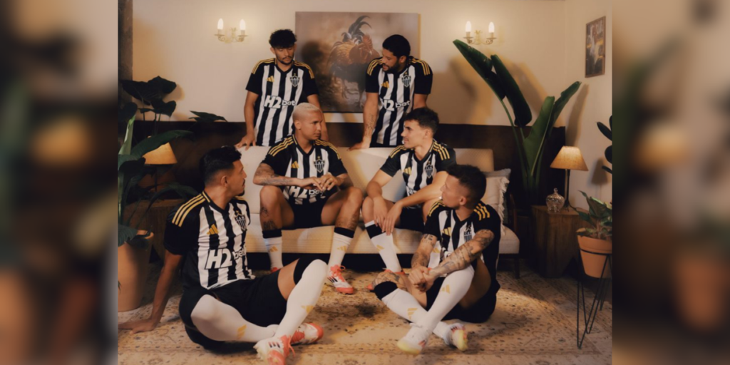 Atlético-MG e Adidas lançam uniforme principal do clube para temporada 2025