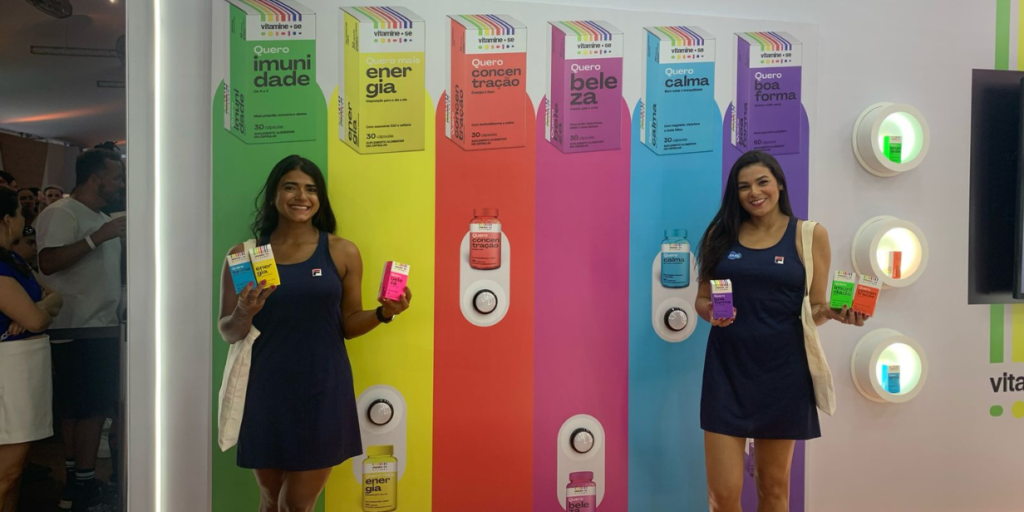 EMS foca no autocuidado e ativa marcas Dermacyd e Vitamine-se no Rio Open 