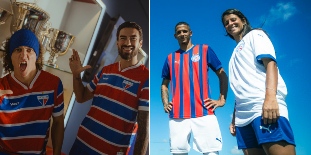 Bahia e Fortaleza aproveitam início do Brasileirão para apresentar novos uniformes