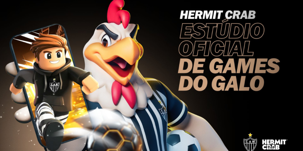Atlético-MG faz parceria com estúdio Hermit Crab e mira público gamer