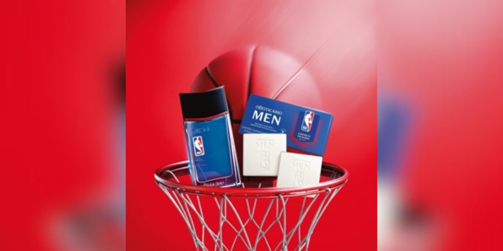 Boticário lança linha de produtos masculinos em parceria com a NBA no Brasil