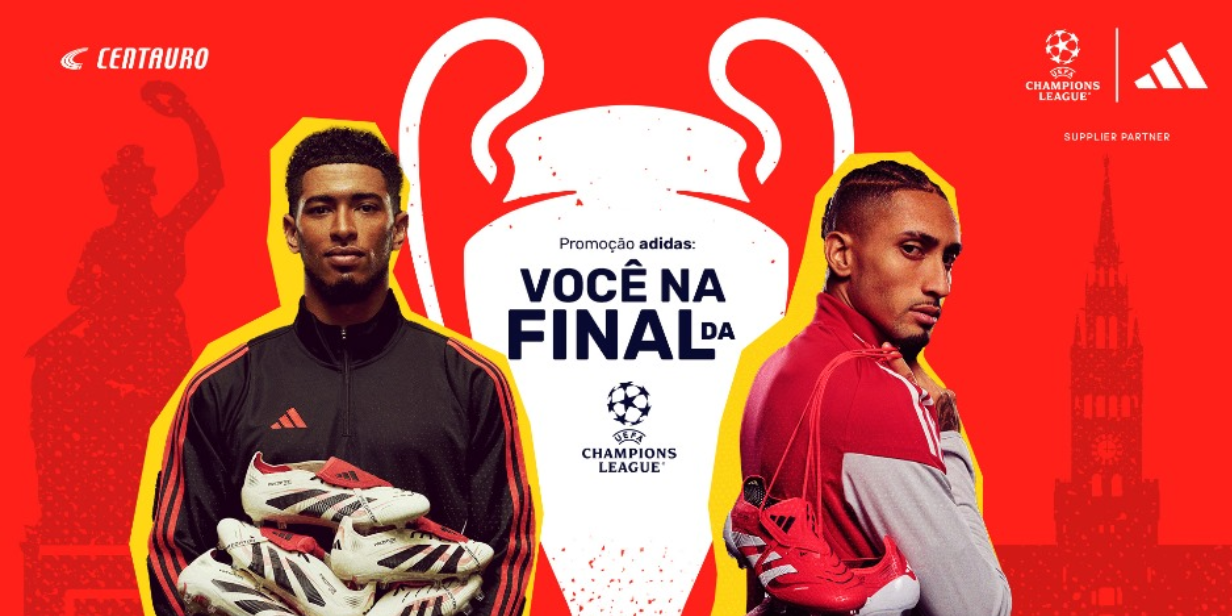 Centauro faz promoção para levar consumidor para assistir à final da Champions - Divulgação