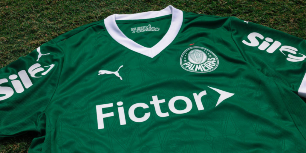 Palmeiras oficializa Grupo Fictor como patrocinador, com exposição nas costas da camisa