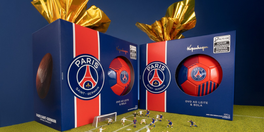 Manchester City e PSG licenciam ovos de Páscoa no Brasil com a Kopenhagen