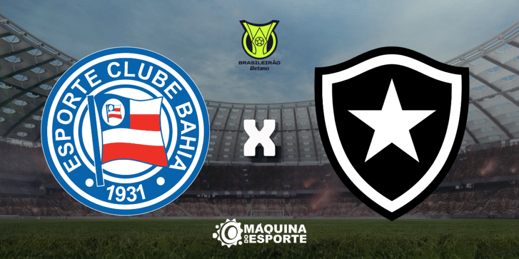 Bahia x Botafogo: Onde assistir à partida da 7ª rodada do Brasileirão