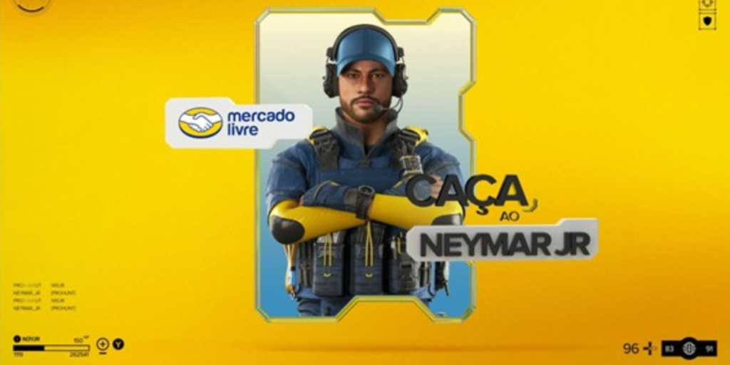 Mercado Livre e Neymar se unem em ação de marketing no universo dos games