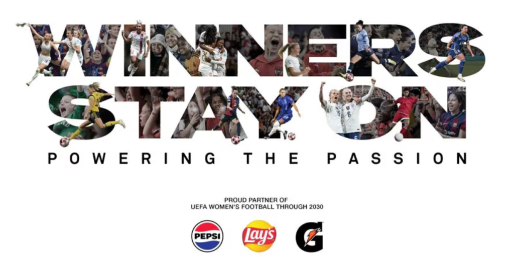 Pepsico renova patrocínio às competições de futebol feminino da Uefa até 2030