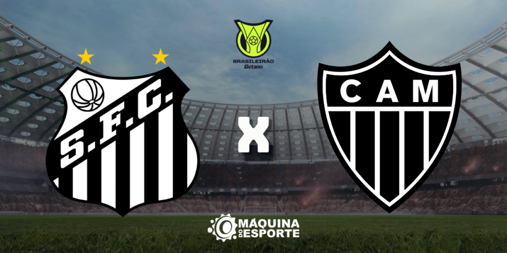 Santos x Atlético-MG: Onde assistir à partida da 4ª rodada do Brasileirão