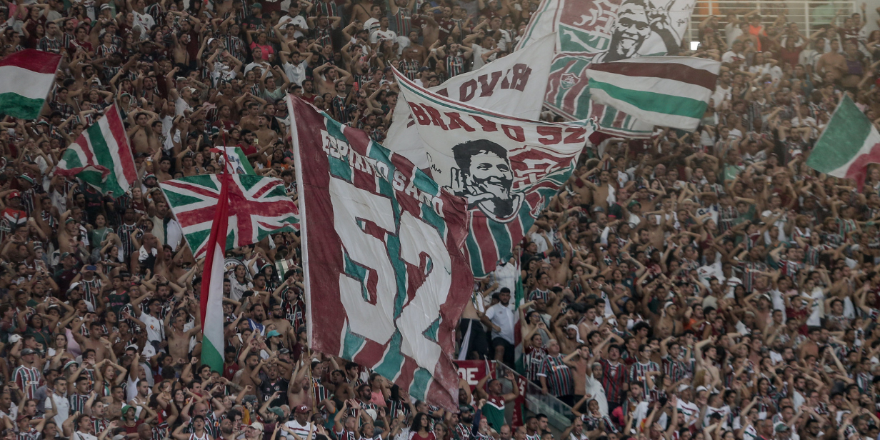 Torcida do Fluminense lota as arquibancadas - Lucas Merçon - Fluminense