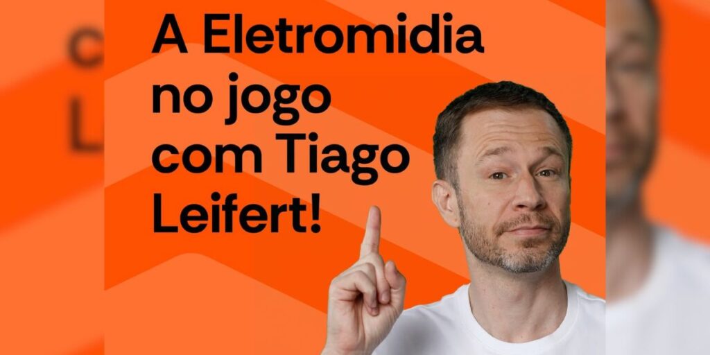 Eletromidia lança projeto de cobertura de futebol em mídias OOH com Tiago Leifert