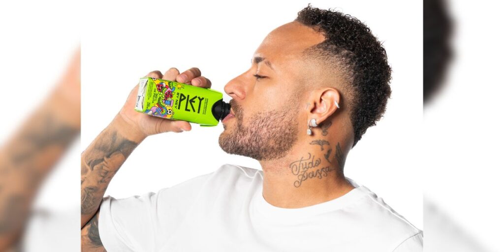 Neymar assina categoria de bebidas em parceria com Tial, Fun Brands e NR Sports