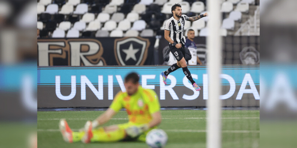 Record obtém 5 pontos de audiência no RJ com goleada do Botafogo sobre o Internacional