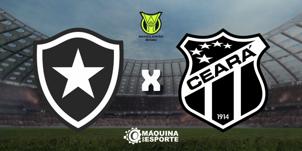Botafogo x Ceará: Onde assistir ao jogo adiado da 10ª rodada do Brasileirão