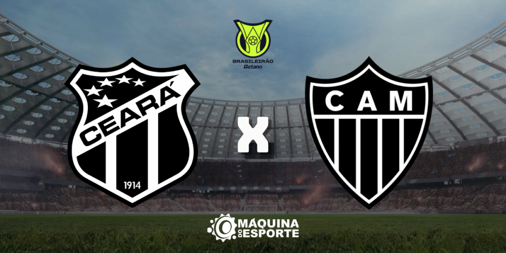 Ceará x Atlético-MG: Onde assistir ao duelo da 11ª rodada do Brasileirão