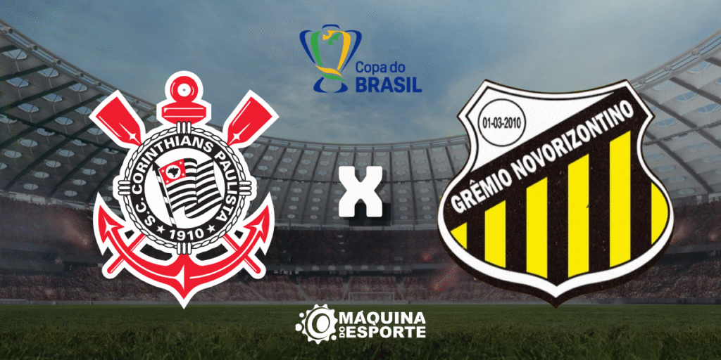 Corinthians x Novorizontino: Onde assistir ao jogo de volta da 3ª fase da Copa do Brasil