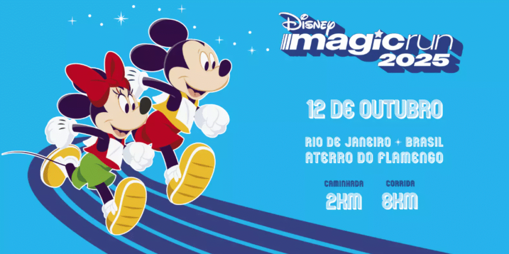 Disney Magic Run voltará ao Rio de Janeiro no Dia das Crianças em 2025