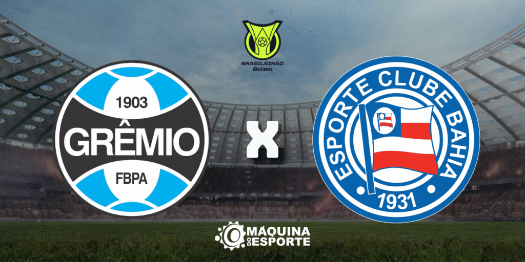 Grêmio x Bahia: Onde assistir ao confronto da 10ª rodada do Brasileirão