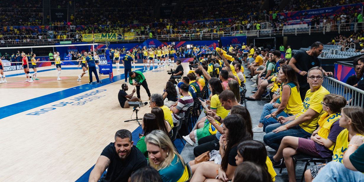 Experiência Quadra terá 380 lugares durante a Liga das Nações ce Vôlei - Divulgação