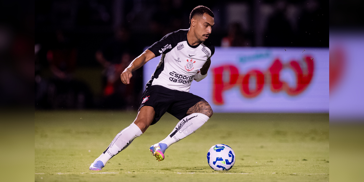 Matheusinho, do Corinthians, no jogo contra o Mirassol, pelo Brasileirão - Rodrigo Coca / Agência Corinthians