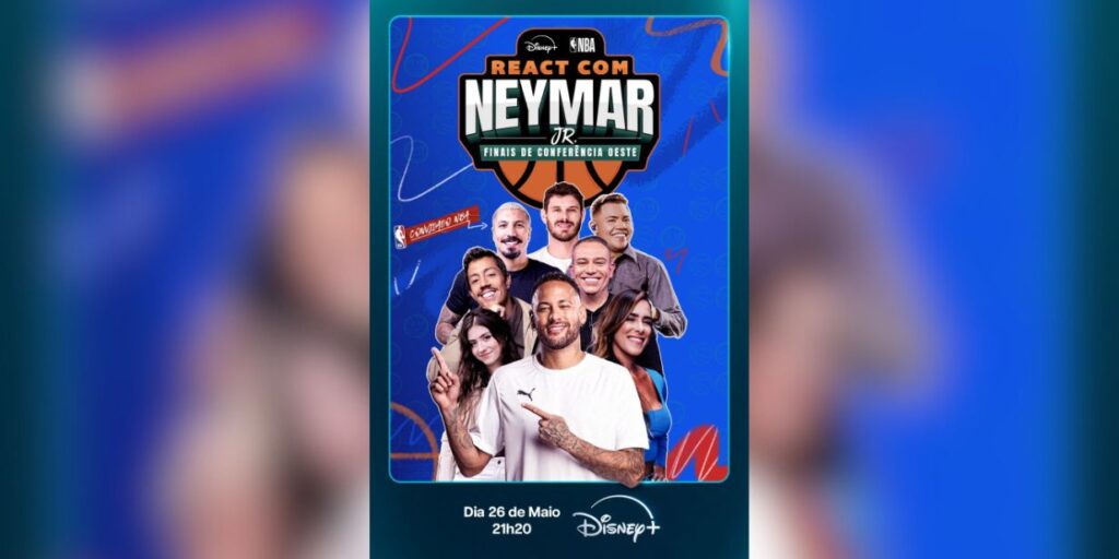 Disney+ e ESPN terão Neymar e os parças assistindo ao jogo 4 das finais do Oeste da NBA