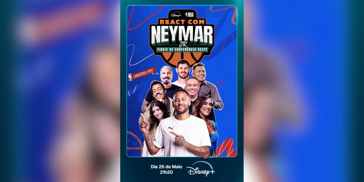 Transmissão da ESPN na NBA terá react de Neymar e seus parças - Divulgação