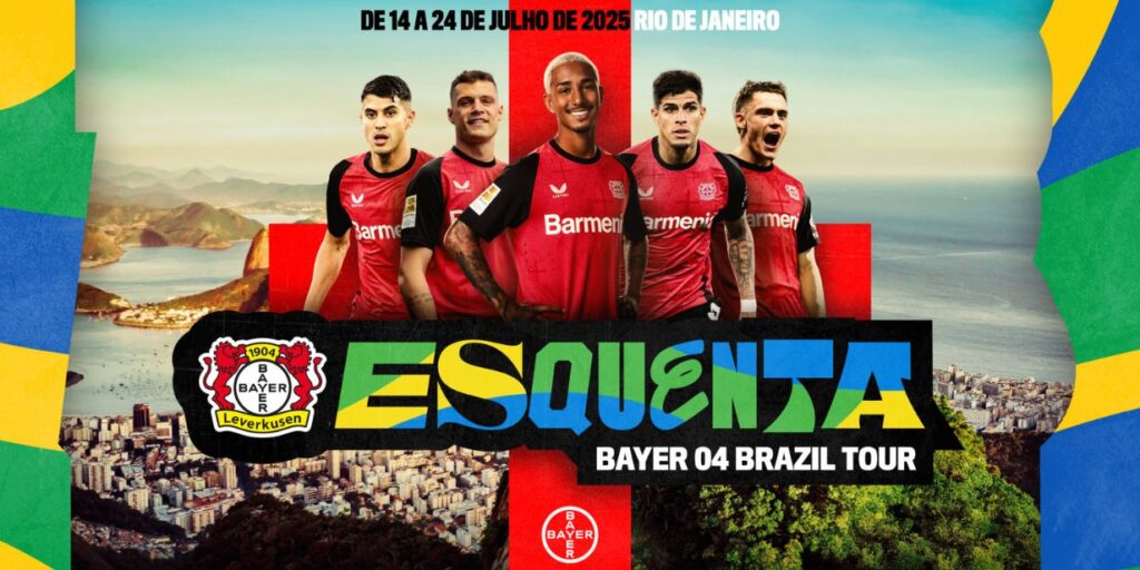 Bayer Leverkusen fará pré-temporada no Rio de Janeiro com amistoso e série de ações