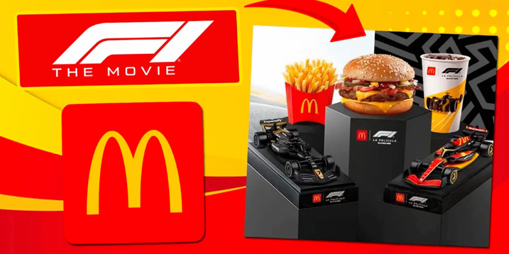 McDonald’s terá combo do filme da Fórmula 1 com miniaturas e copo personalizado