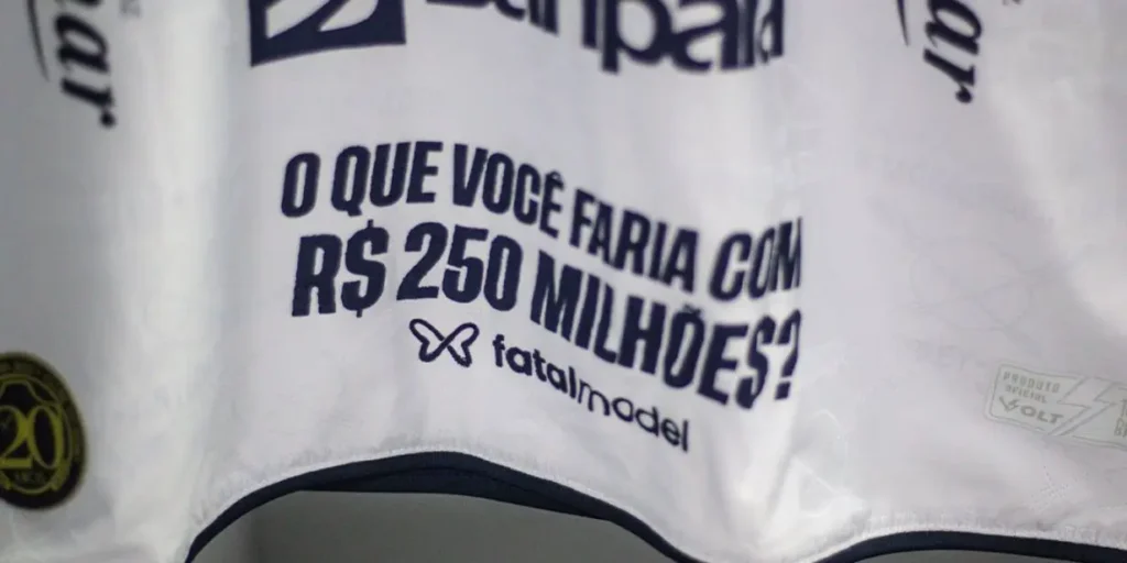 Fatal Model faz patrocínio pontual ao Remo para reforçar suposto desejo nos naming rights da arena do Athletico-PR