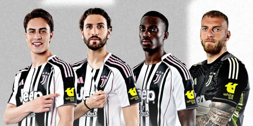 Juventus anuncia WhiteBit para mangas do uniforme por três temporadas