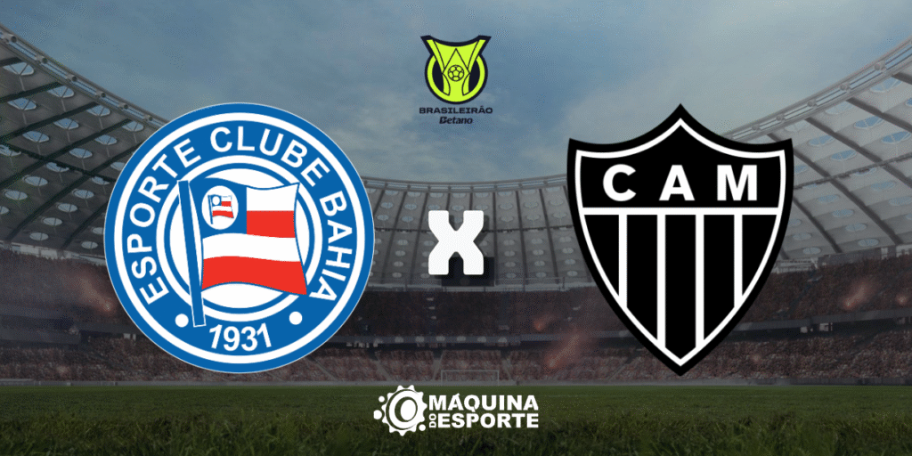 Bahia x Atlético-MG: Onde assistir ao confronto da 13ª rodada do Brasileirão
