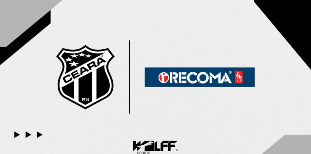 Recoma firma patrocínio pontual ao Ceará para jogos do Brasileirão e da Copa do Nordeste