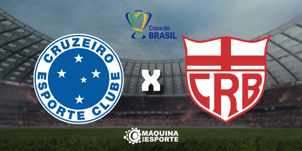 Cruzeiro x CRB: Onde assistir ao confronto de ida das oitavas de final da Copa do Brasil