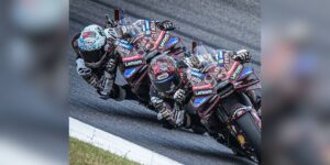 Os irmãos Álex e Marc Márquez disputam a liderança do GP da Itália de MotoGP - Reprodução / Instagram @motogp
