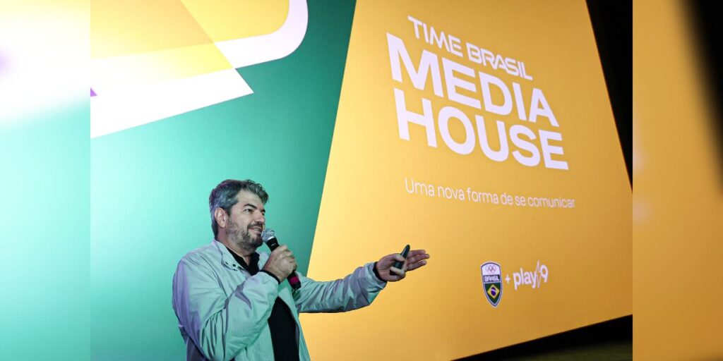 João Pedro Paes Leme, da Play9, apresenta da Time Brasil Media House - Wander Roberto / COB