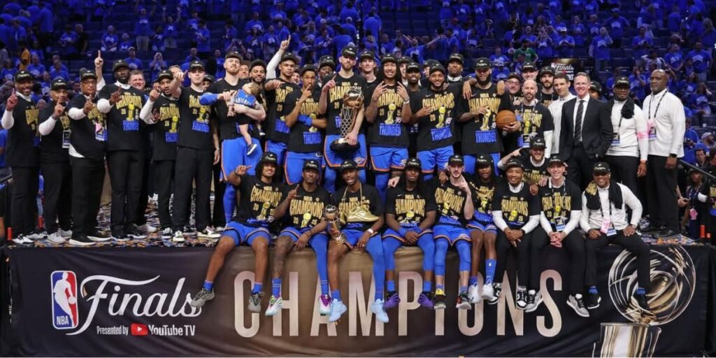 Com título da NBA, Oklahoma City Thunder embolsa US$ 12,4 milhões em premiação
