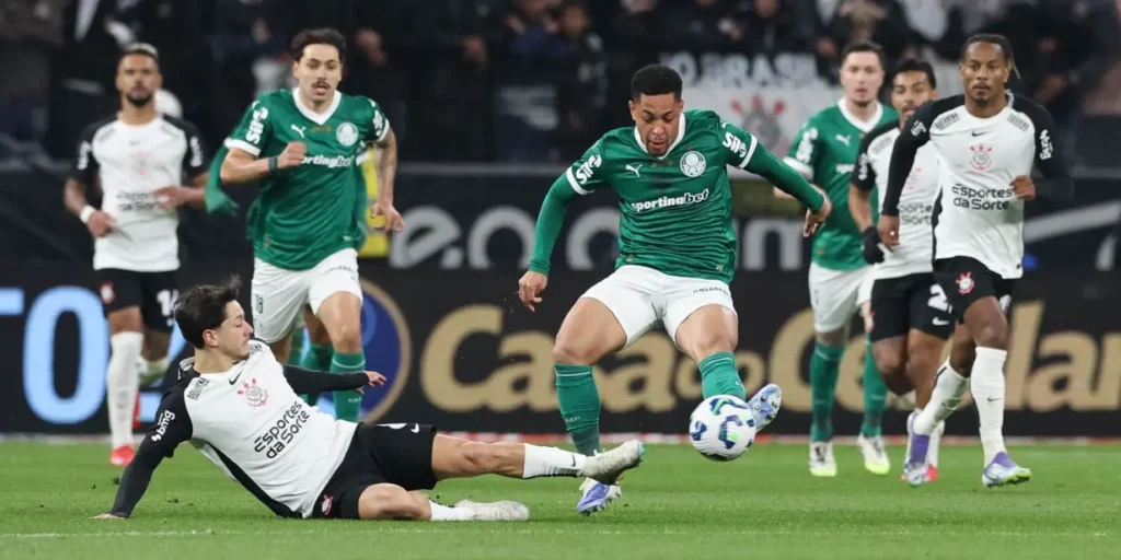 Corinthians x Palmeiras pela Copa do Brasil gera maior audiência de 2025 para Globo com futebol em SP