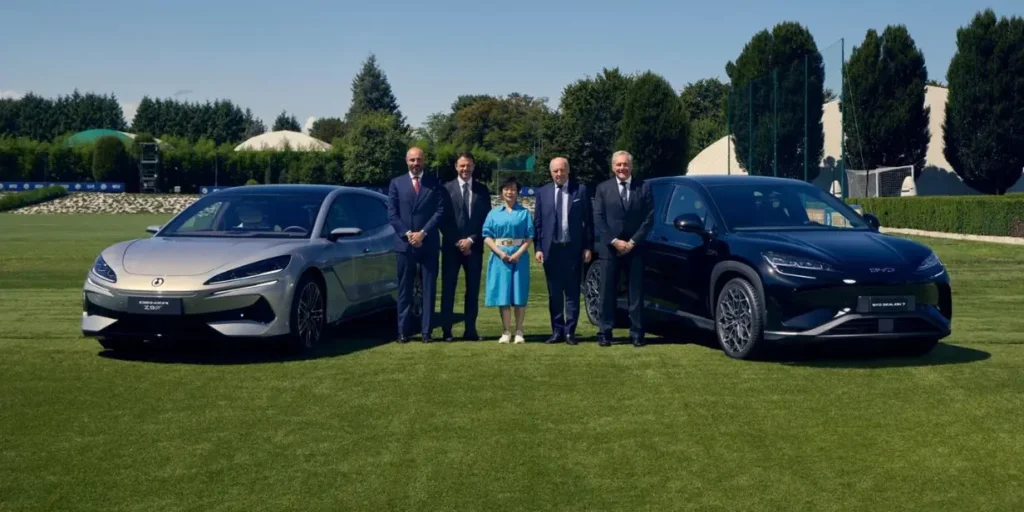 Internazionale anuncia BYD como parceira automotiva global em acordo de 3 anos