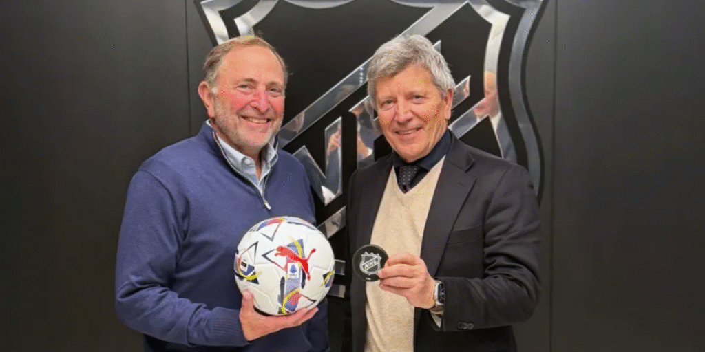 NHL faz parceria com Série A da Itália e busca recuperar terreno da internacionalização