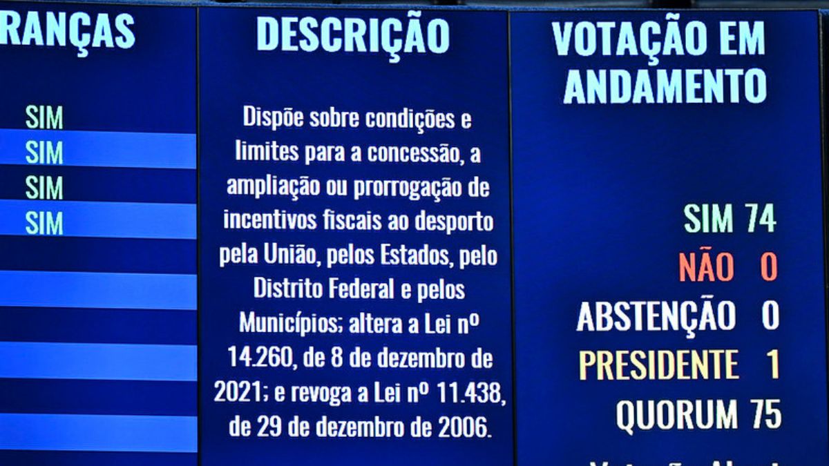 Senado aprovou por unanimidade projeto que torna permanente a Lei de Incentivo ao Esporte - Jefferson Rudy/Agência Senado