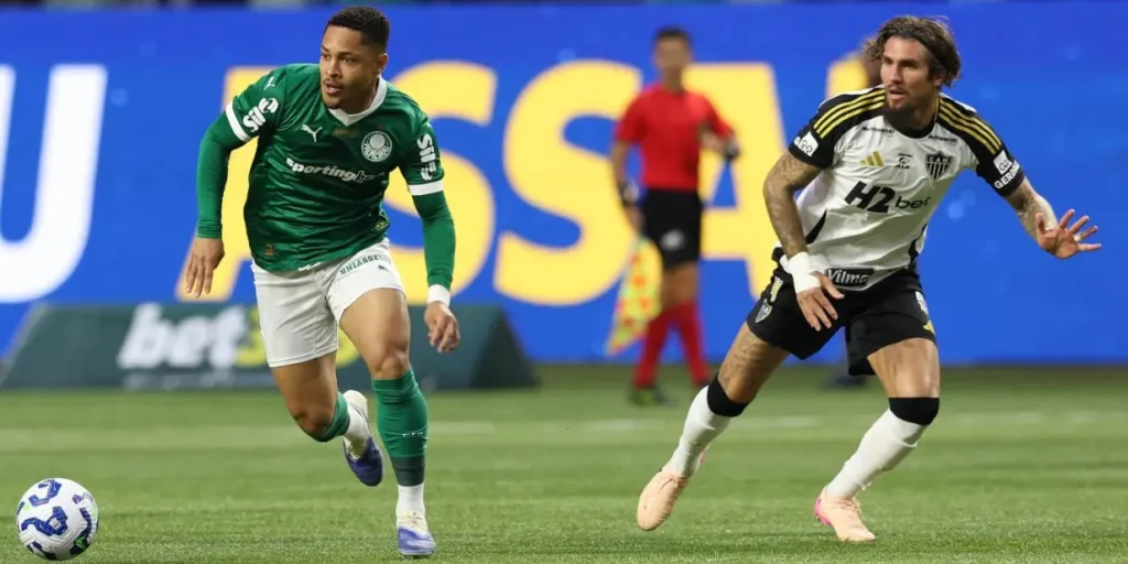 Vitória do Palmeiras sobre Atlético-MG no Brasileirão gera 18 pontos de audiência para Globo em SP
